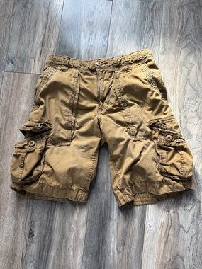Aeropostale Men's Cargo Shorts in Brown